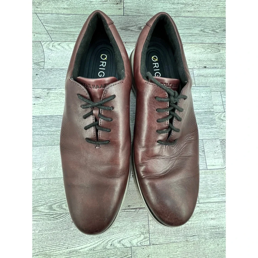 Cole Haan OriginalGrand Ultra Wingtip Oxford Burgundy Leather C33532 Men 11.5M